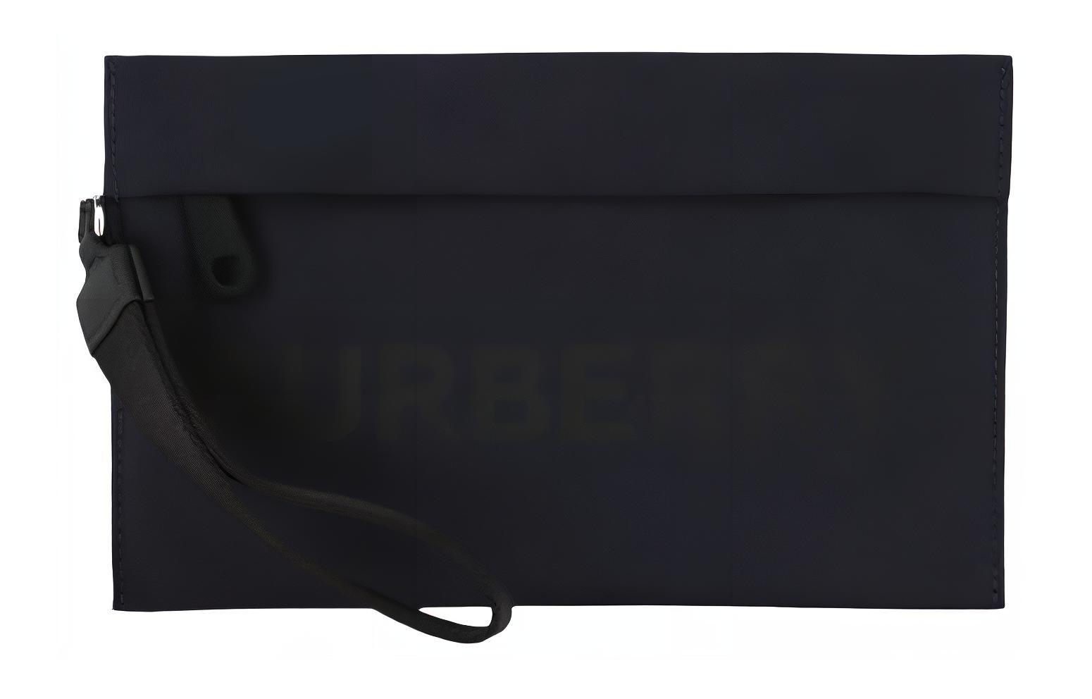 

Burberry Полиамидный наручный клатч Men's Marine Blue