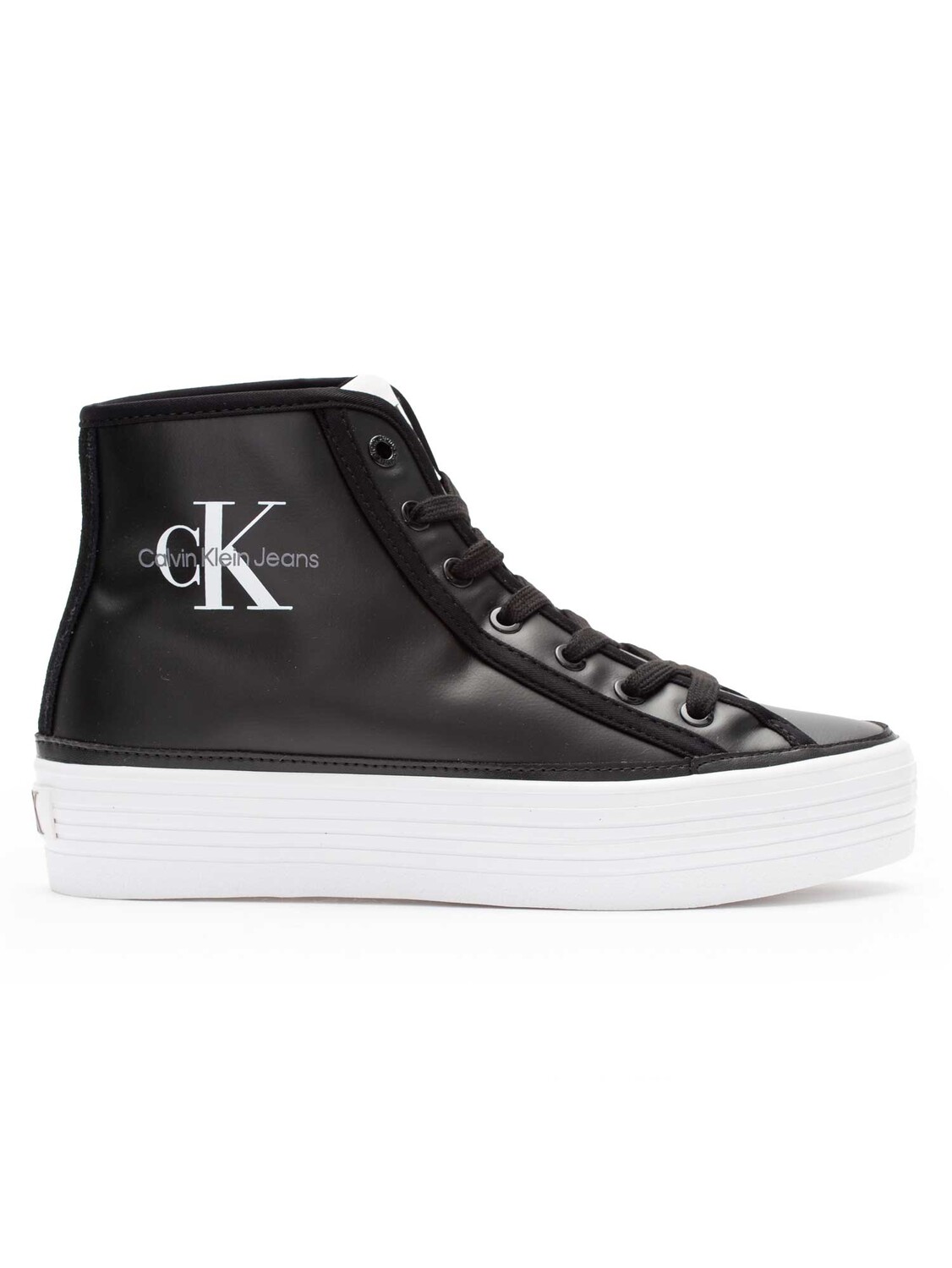 

Кроссовки Calvin Klein Jeans BOLD VULC FLATF MID LACEUP NY, черный
