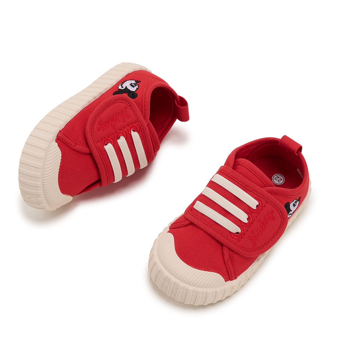 Детские кеды Mickey Kids' Canvas для дошкольников Disney, красный — фото 4
