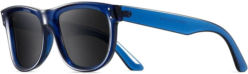 

Женские солнцезащитные очки с изогнутой формой, модные солнцезащитные очки в винтажном стиле для походов и путешествий, защита от УФ-излучения UV400 KTUCN, C5 Blue