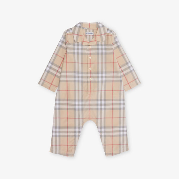 

Боди Burberry Андреас из хлопка в клетку 3-18 месяцев, мультиколор