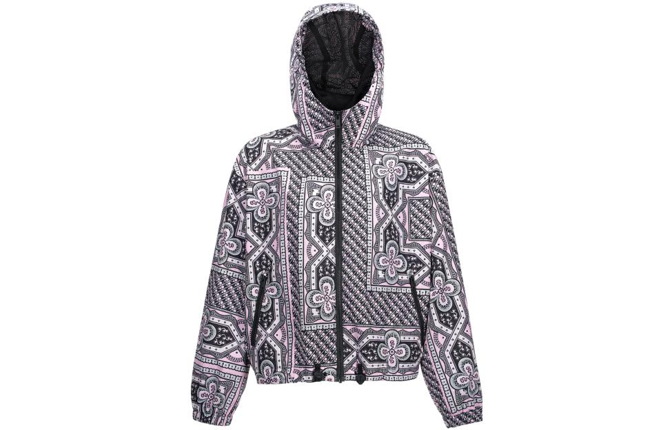 

Moose Knuckles Мужская серый куртка с узором пейсли SS23