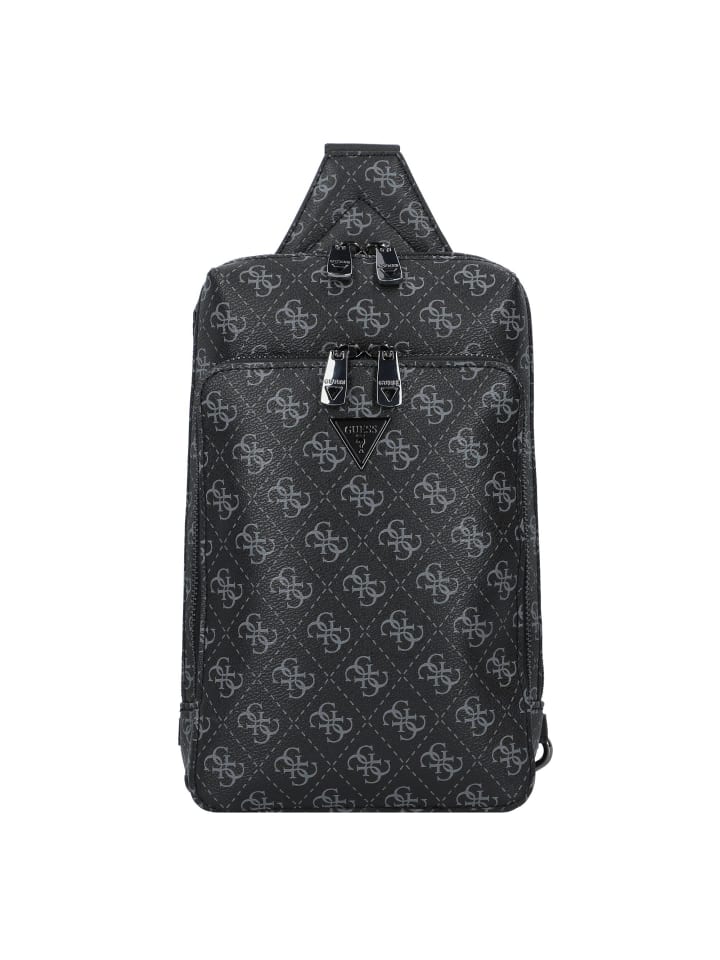 

Наплечная сумка Guess, цвет dark black