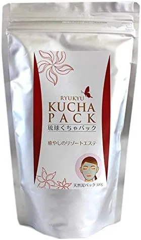 Маска для лица Okinawa Turmeric Sales — Глиняная Ryukyu Kucha Pack, x , натуральная глина с экстрактом луны персика, 300 г