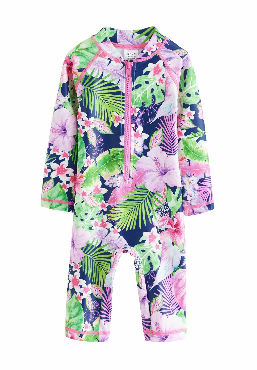 

Купальный костюм REGULAR FIT LONG LEG Next, цвет Navy Purple Tropical