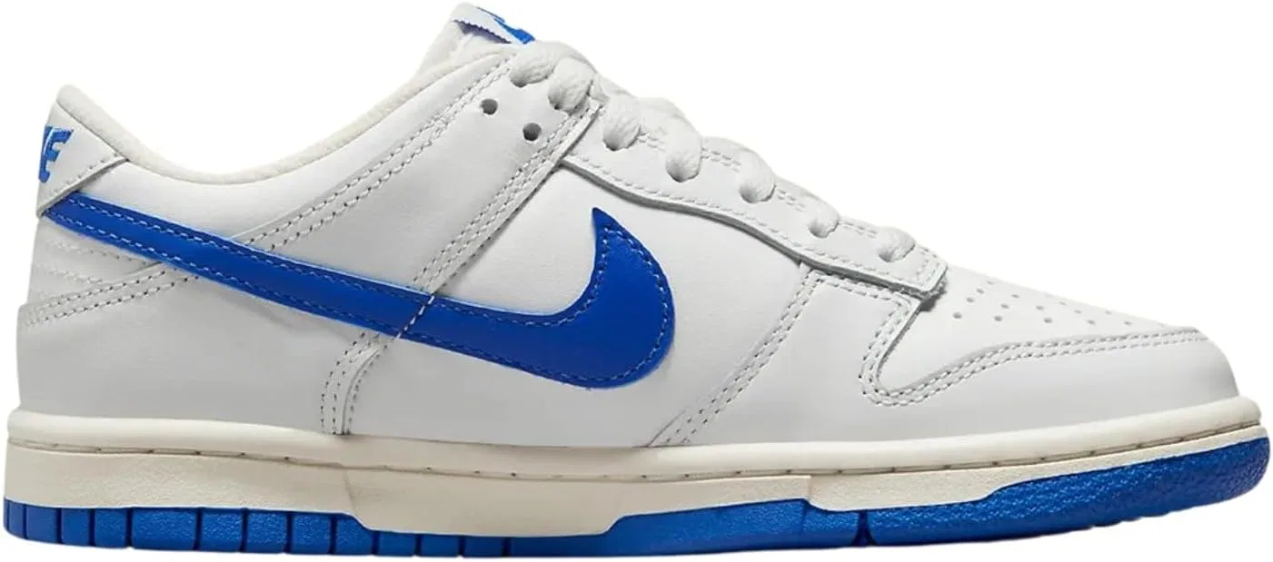 Кроссовки детские Nike Dunk Low, Summit White/Hyper Royal — фото 2