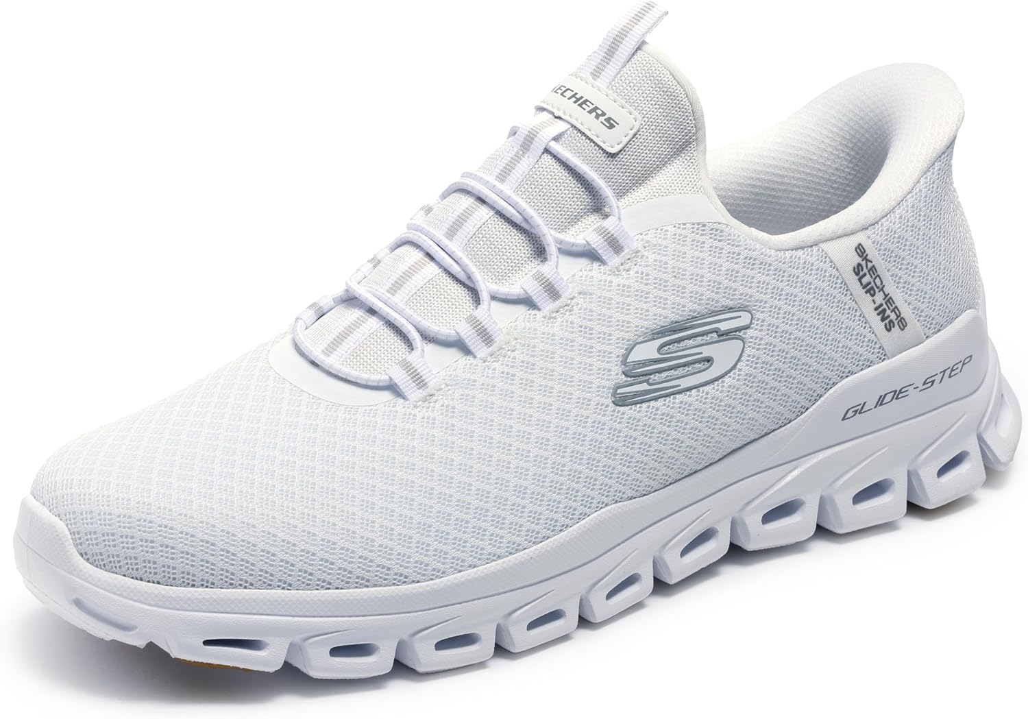 

Мужские слипоны Skechers Glide-Step Noxus без шнурков, белый