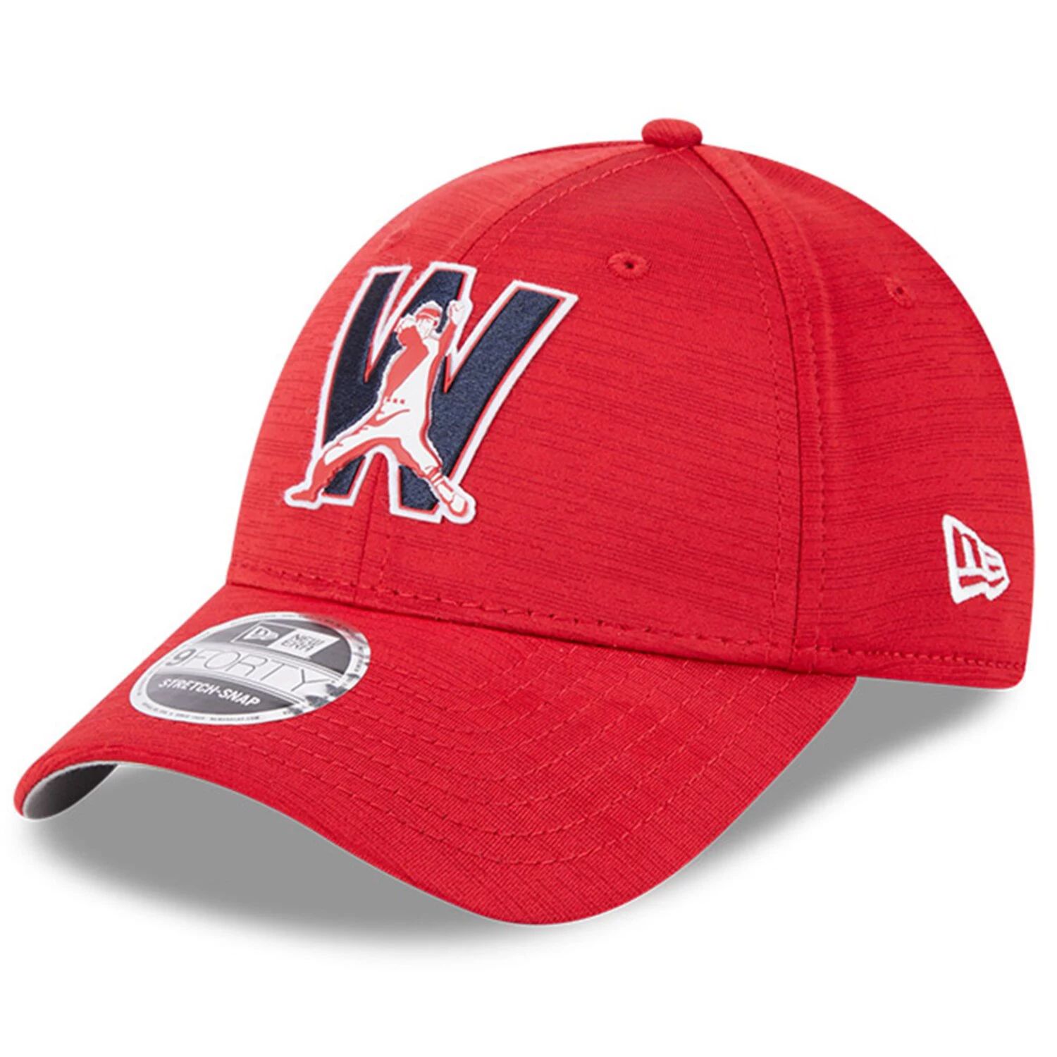 

Мужская кепка Snapback New Era Red Washington Nationals 2023 Clubhouse 9FORTY