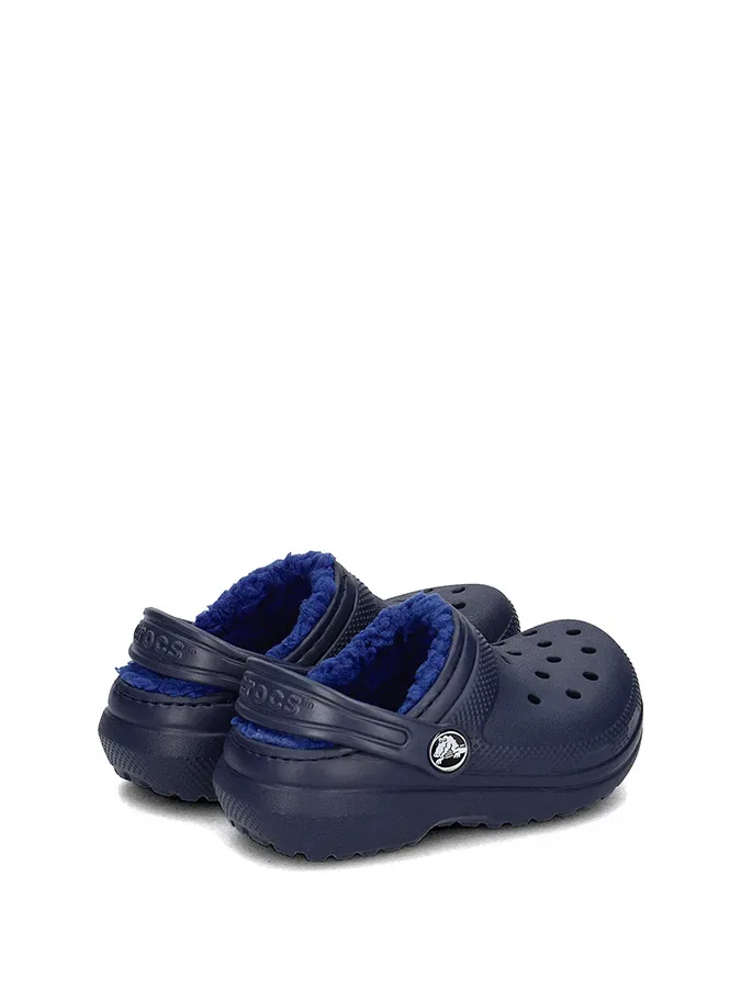 Босоножки для купания, на пятке, Crocs, темно-синий — фото 3