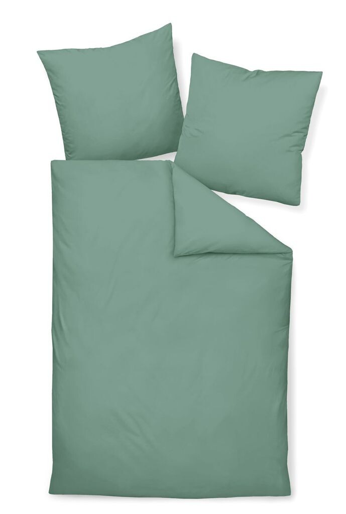 

Сатиновый комплект постельного белья Janine Design Mako Colors 31001 цвет шалфейный размер 200х220+2х80х80см Original Janine