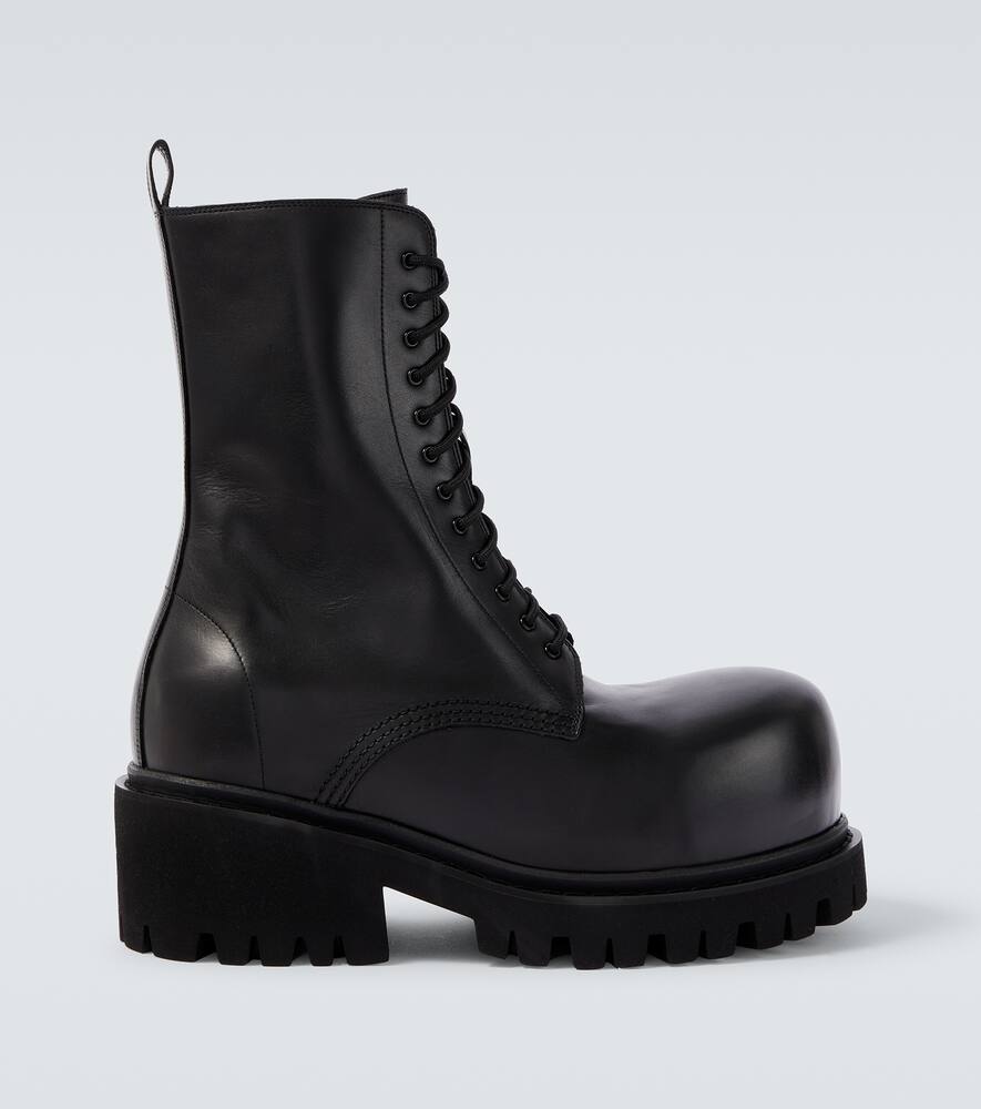 

Кожаные ботинки stomper Balenciaga, Black