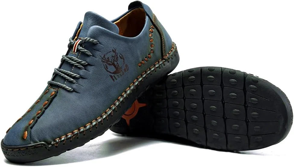 Ботинки Casual Leather FLYLAND, синие — фото 4