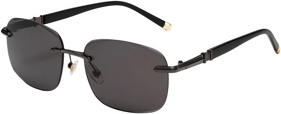 

Ретро-солнцезащитные очки в овальной металлической оправе для женщин и мужчин, винтажные эллиптические очки с защитой от УФ-излучения UV400, стильные модные очки унисекс MAZNVISO, Black