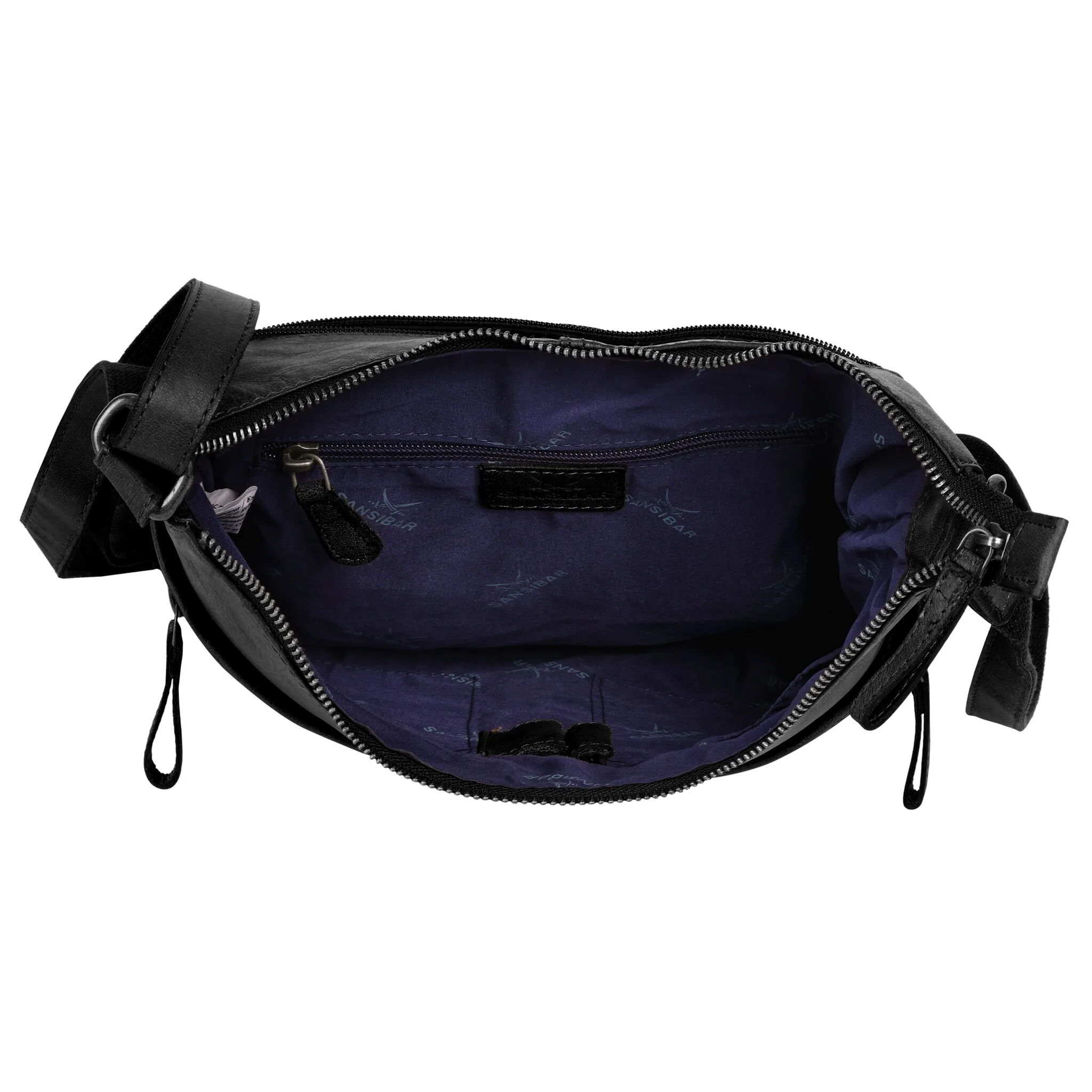 

Сумка через плечо Zanzibar, натуральная кожа Sansibar, черный