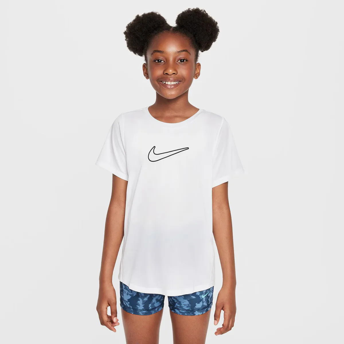 

Футболка Nike One Fitted для девочек, белый