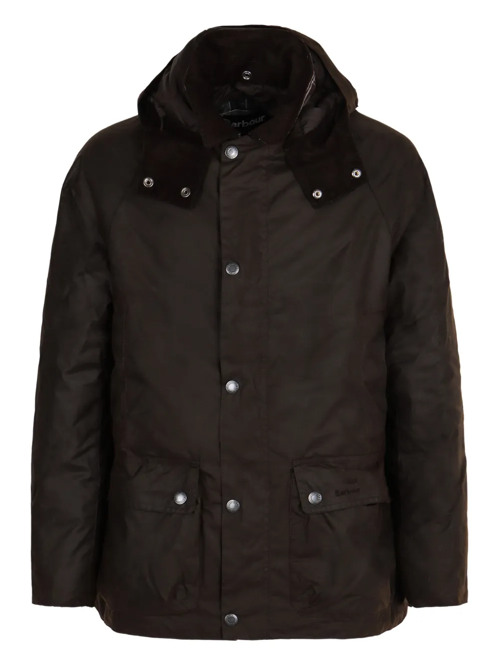 

Пальто с капюшоном из хлопка Beaufort Barbour, коричневый