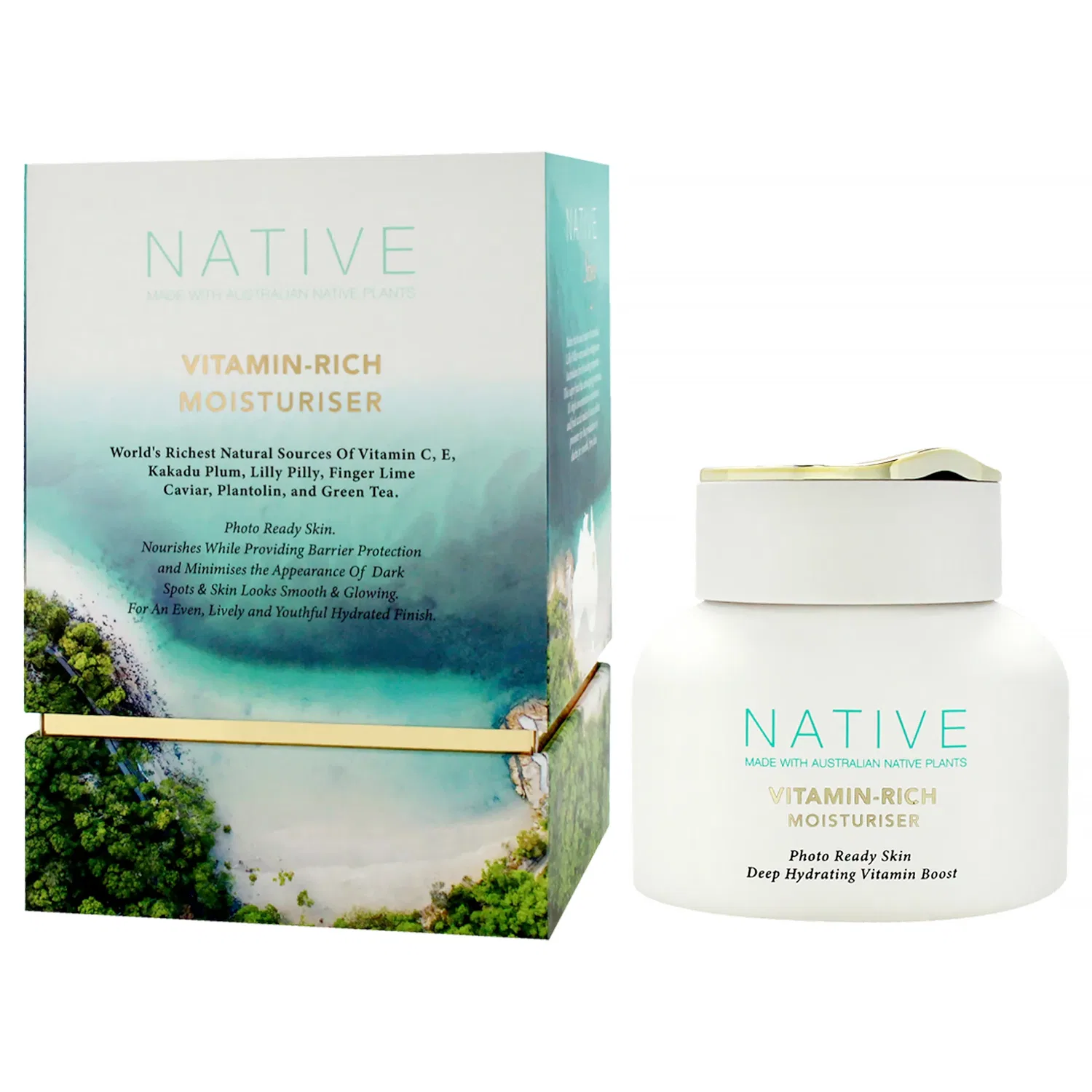 Увлажняющий крем Native Vitamin Rich от Klara для женщин - 1,69 унции (47 г), белый — фото 4