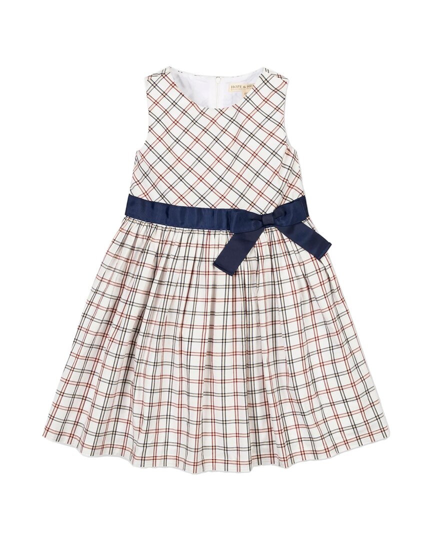 

Платье с поясом Hope & Henry, белый