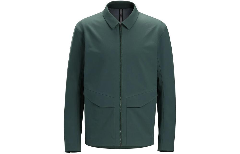 Застегивающаяся на молнию рубашка-куртка Arcteryx, elegant коричневый/rune — фото 4