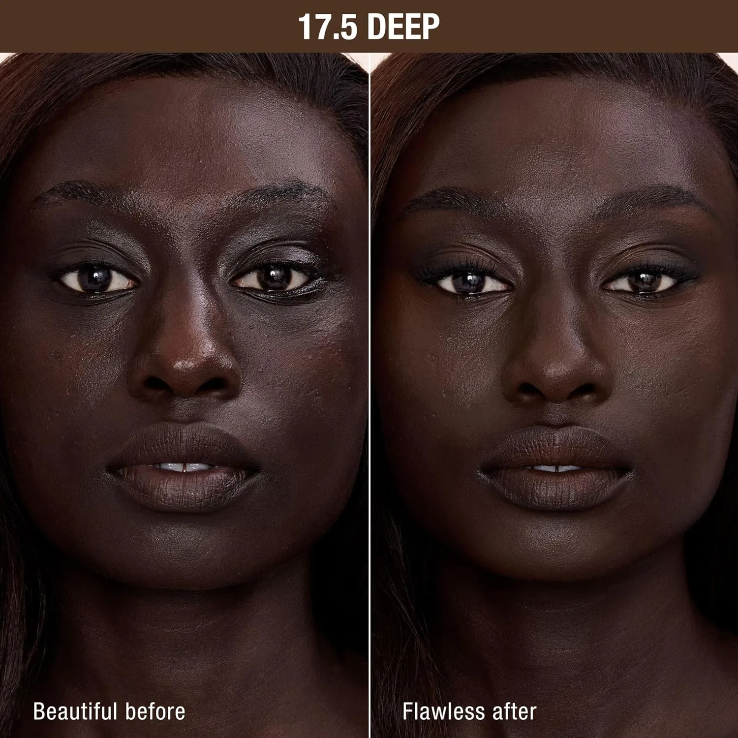 Charlotte Tilbury AIRbrush Flawless Blur Concealer - долговечный консилер для темных кругов, несовершенств и покраснений, увлажняющий, стойкий к складкам, с полным покрытием и натуральным матовым финишем, 17.5 Deep - Deep with warm undertones — фото 2