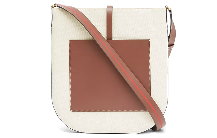Сумка через плечо Burberry Anne из холста и натуральной кожи — фото 4