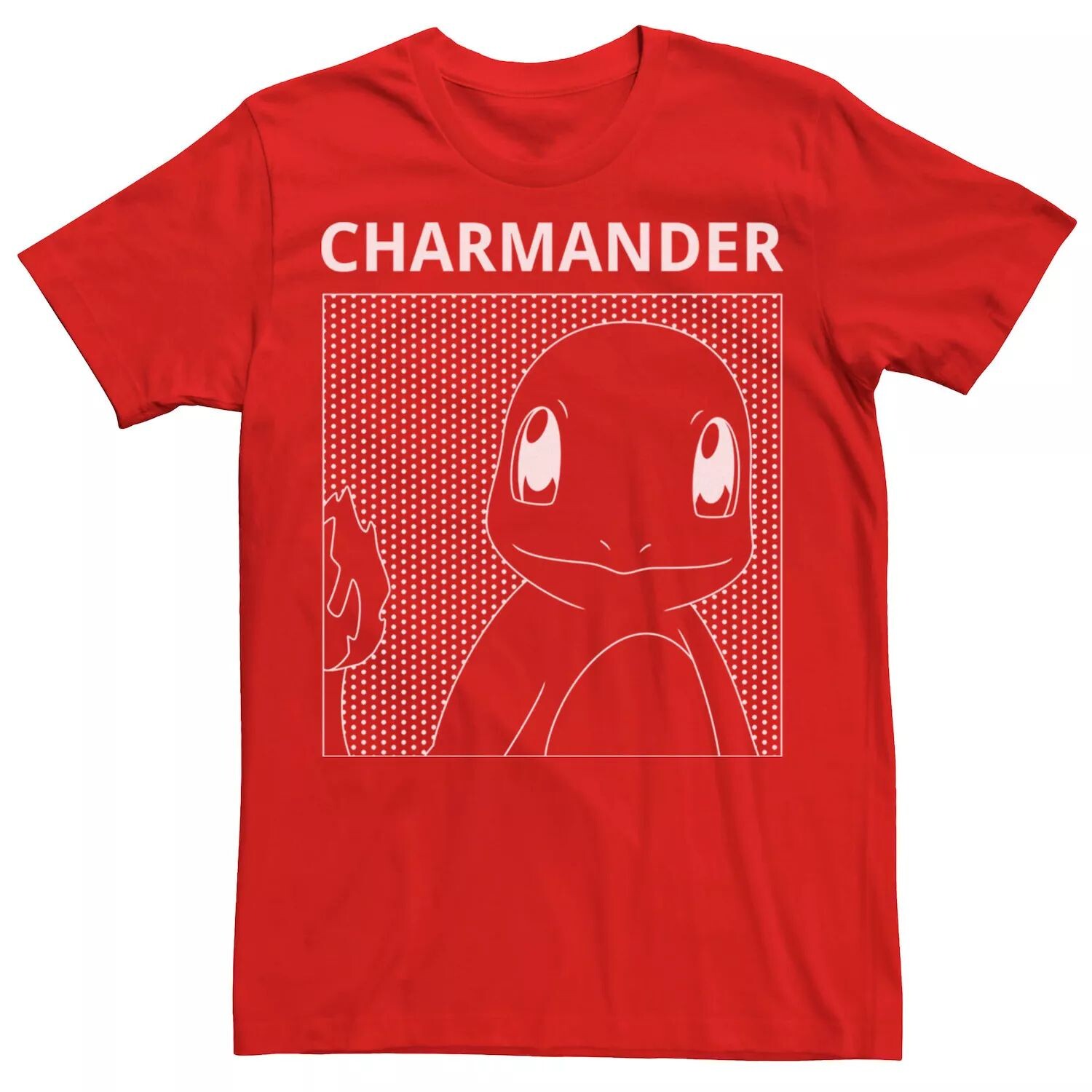 

Мужская футболка Pokémon Charmander Silhouette Comic Box 2 Licensed Character