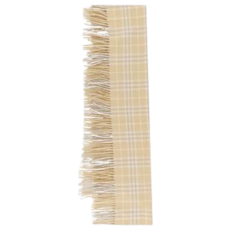 Шарф с бахромой Checked Burberry — фото 2