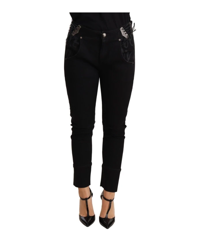

Узкие джинсы Ermanno Scervino, черный
