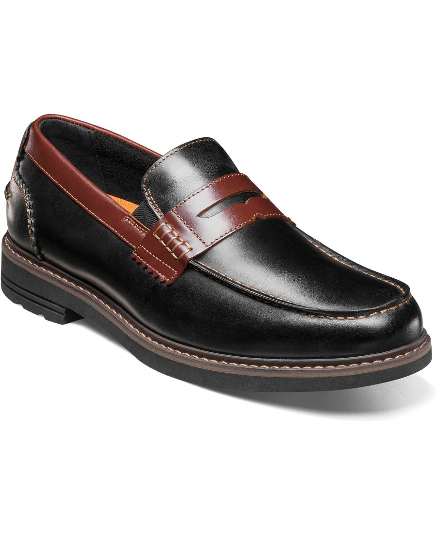 

Мужские лоферы Odin II с мокасиновым носком Nunn Bush, Black multi