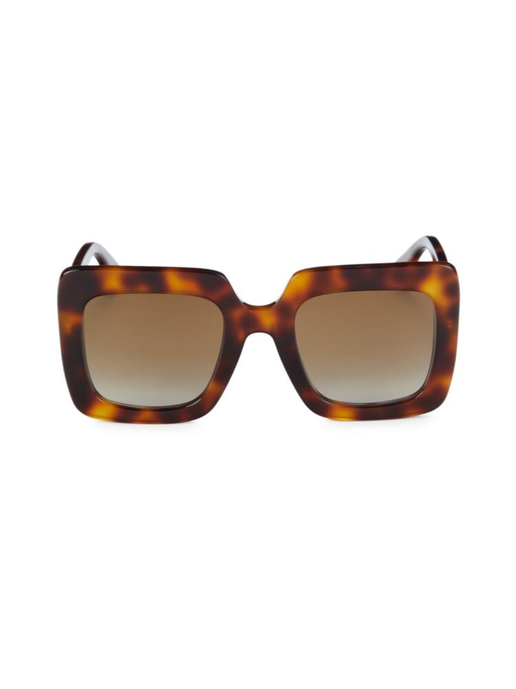

Квадратные солнцезащитные очки 57MM Gucci, цвет Havana