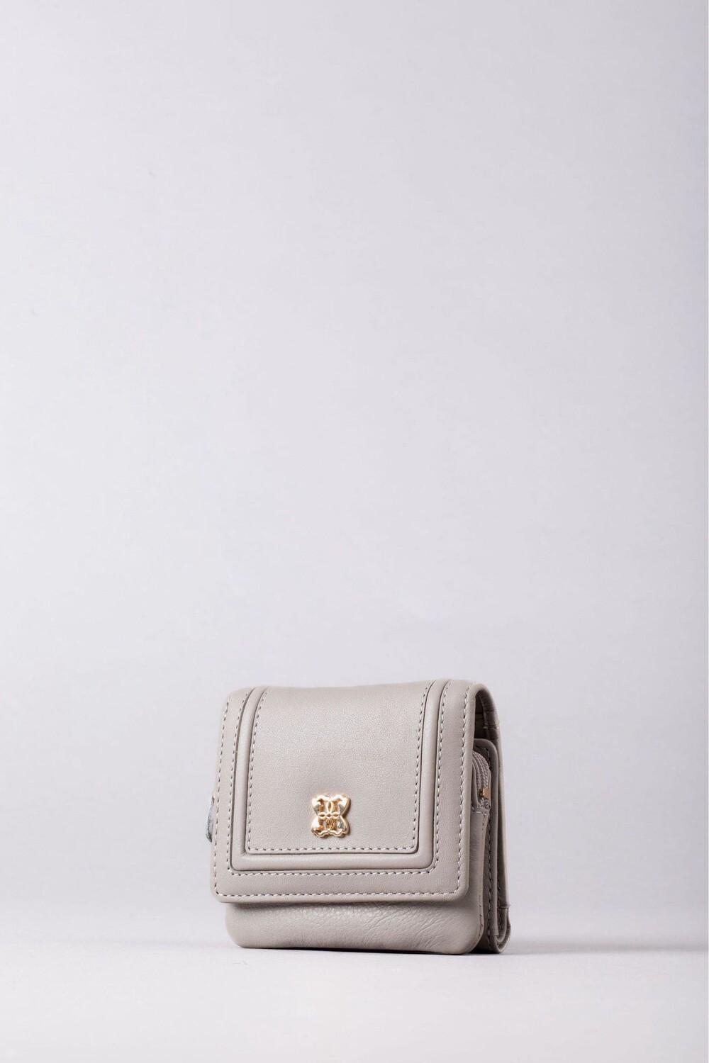 

Мини-Кошелек Icon с клапаном Lakeland Leather, серый