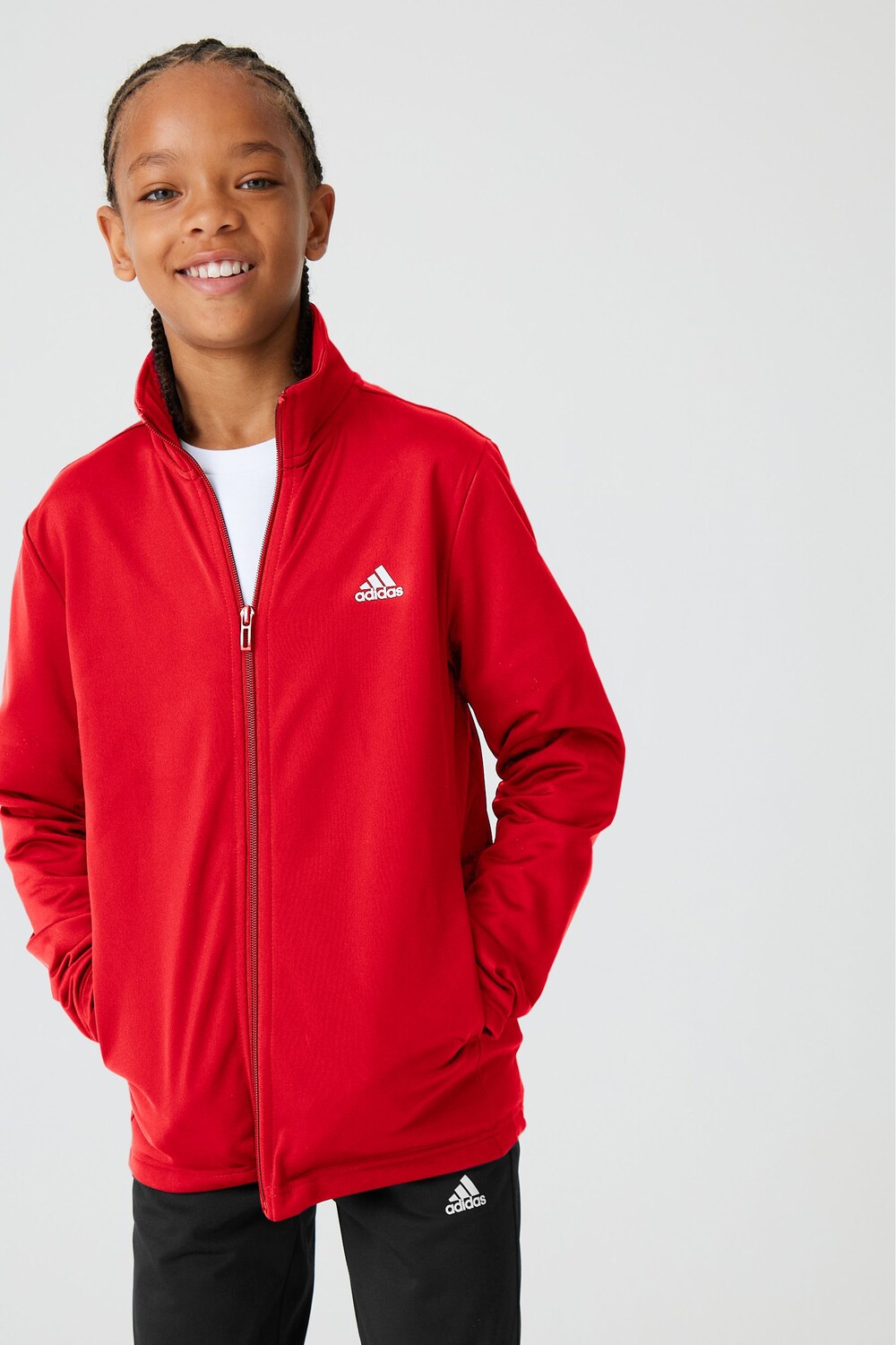 

Спортивный костюм Essentials с большим логотипом Adidas, красный
