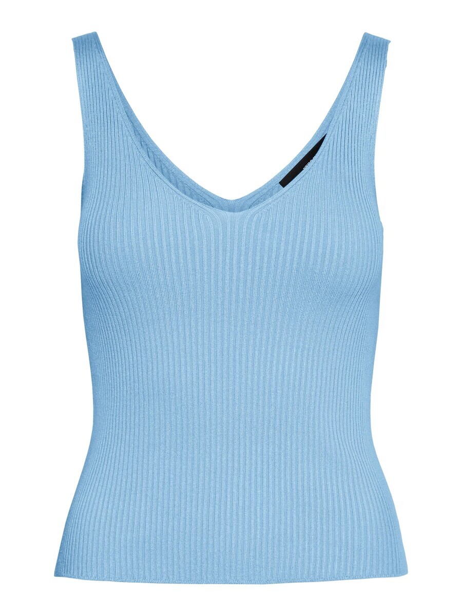 

Вязаный топ VERO MODA Knitted Top GLORY, светло-синий