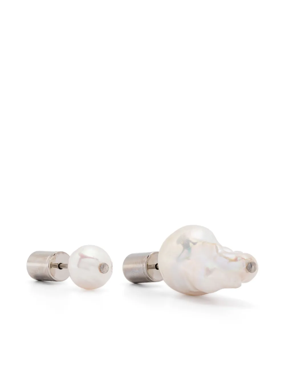 

Серьги с жемчугом JIL SANDER, серебяный