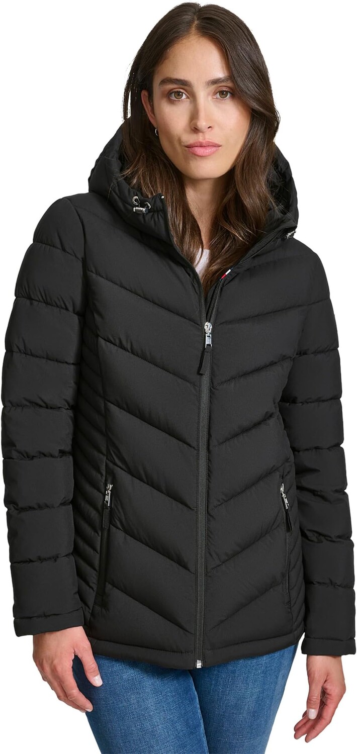 

Куртка Tommy Hilfiger Zip-Up Lightweight Jacket, черный