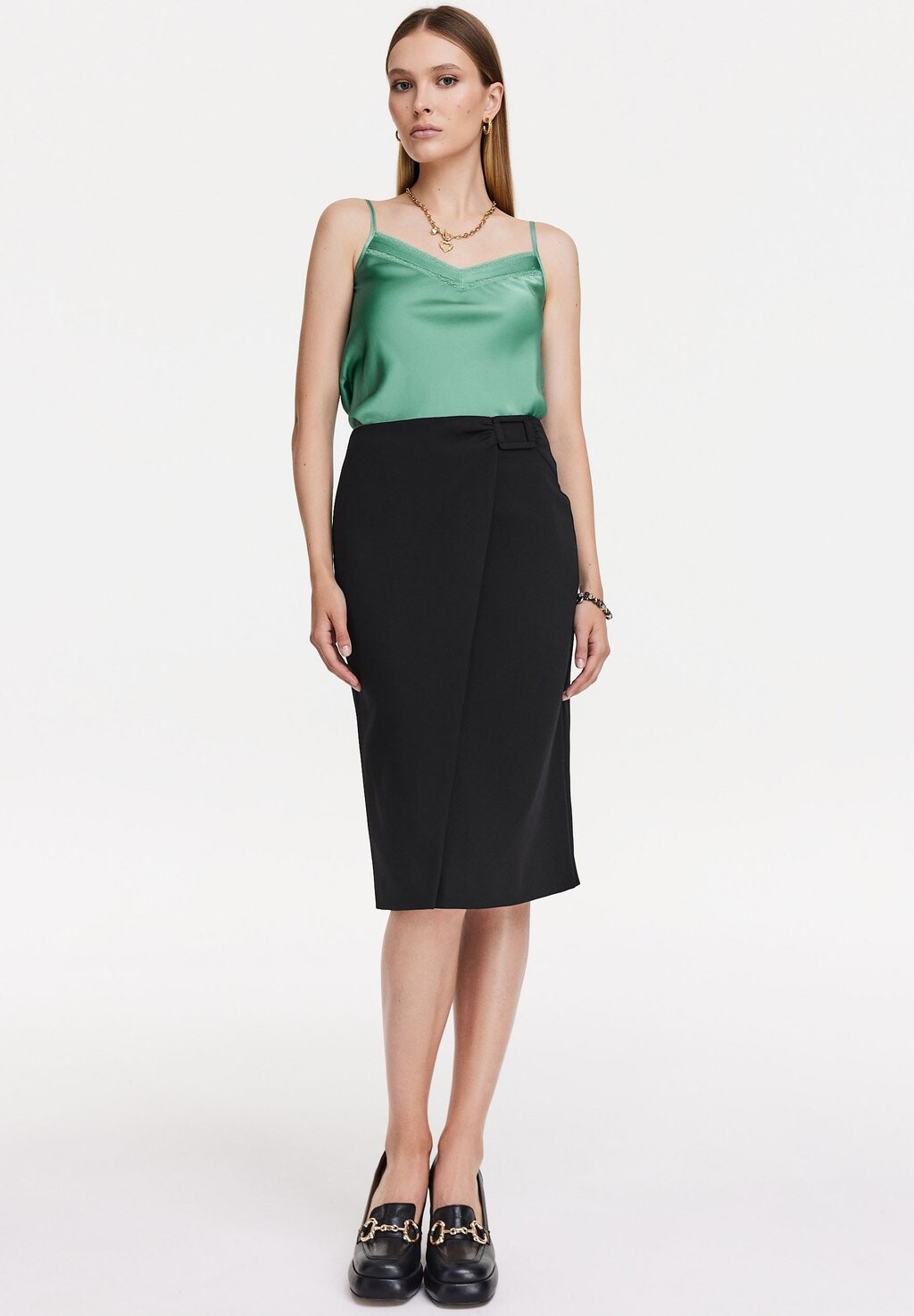 

Юбка внахлест READY TO WEAR Taranko, черный