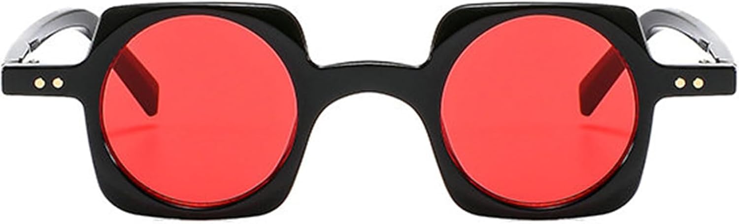 

Хелена Модные милые шикарные маленькие квадратные солнцезащитные очки для женщин и мужчин в стиле ретро панк 90-х, круглые с градиентом, мужские с заклепками, овальные солнцезащитные очки helena, C6