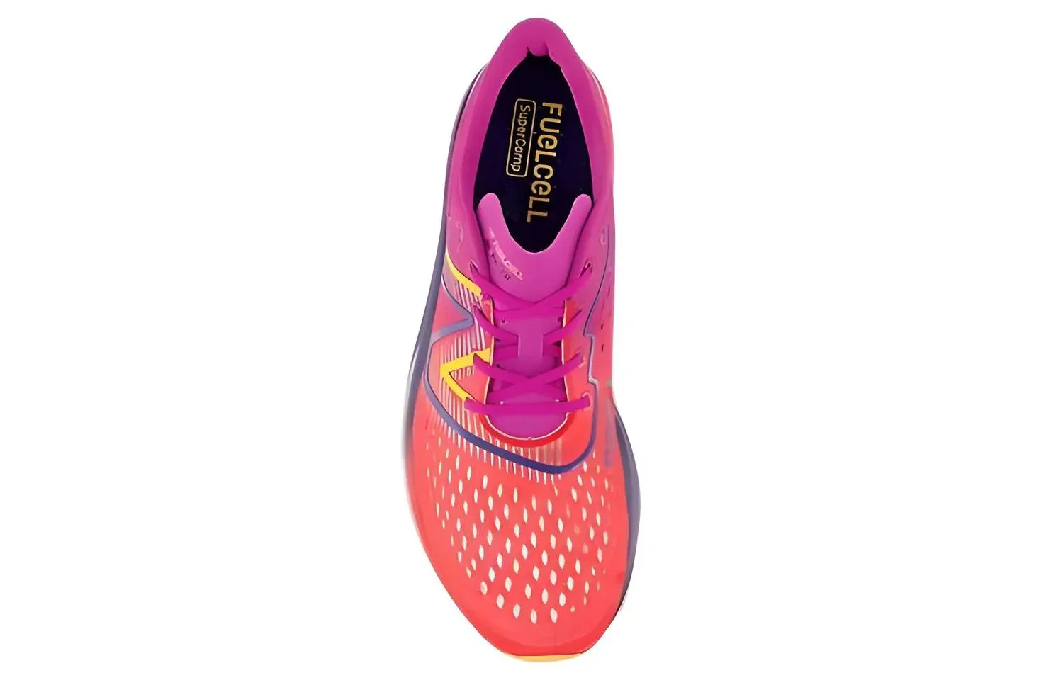 New Balance Мужские кроссовки Fuelcell Supercomp Pacer красного и розового цвета — фото 2