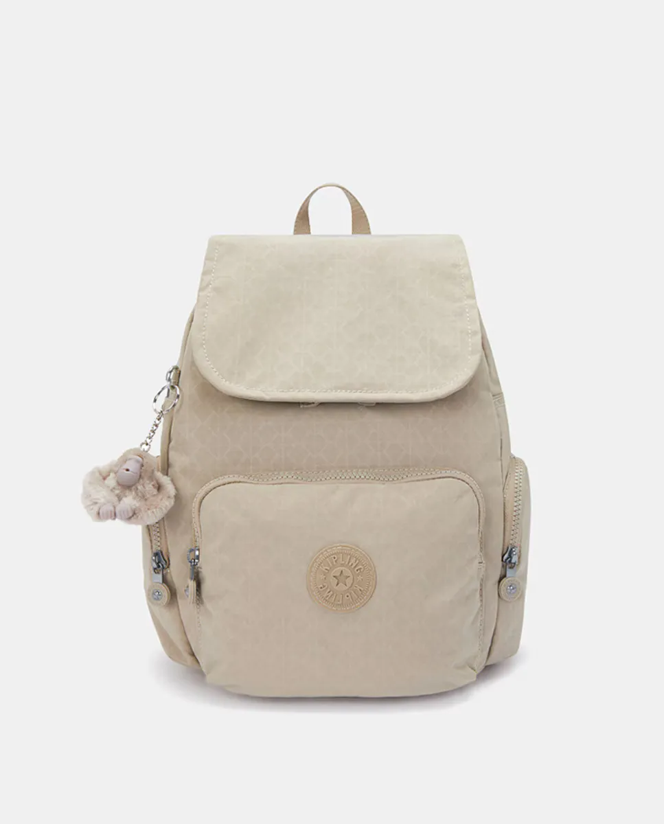 

Маленький рюкзак Kipling, бежевый