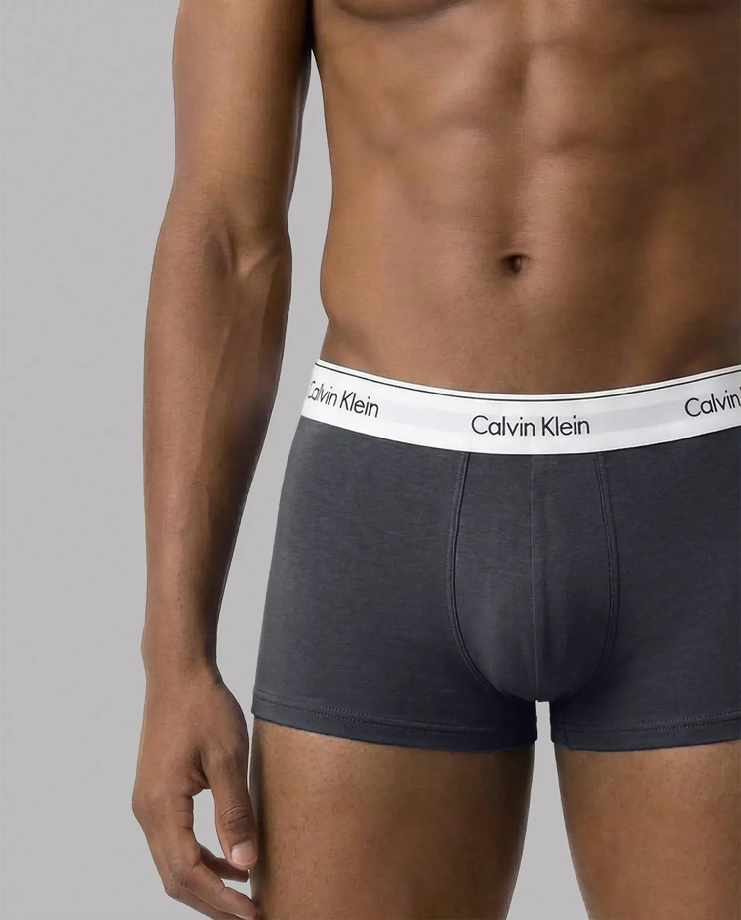 Набор из 3 боксеров низкой посадки - Icon Cotton Stretch Calvin Klein, мультиколор — фото 3