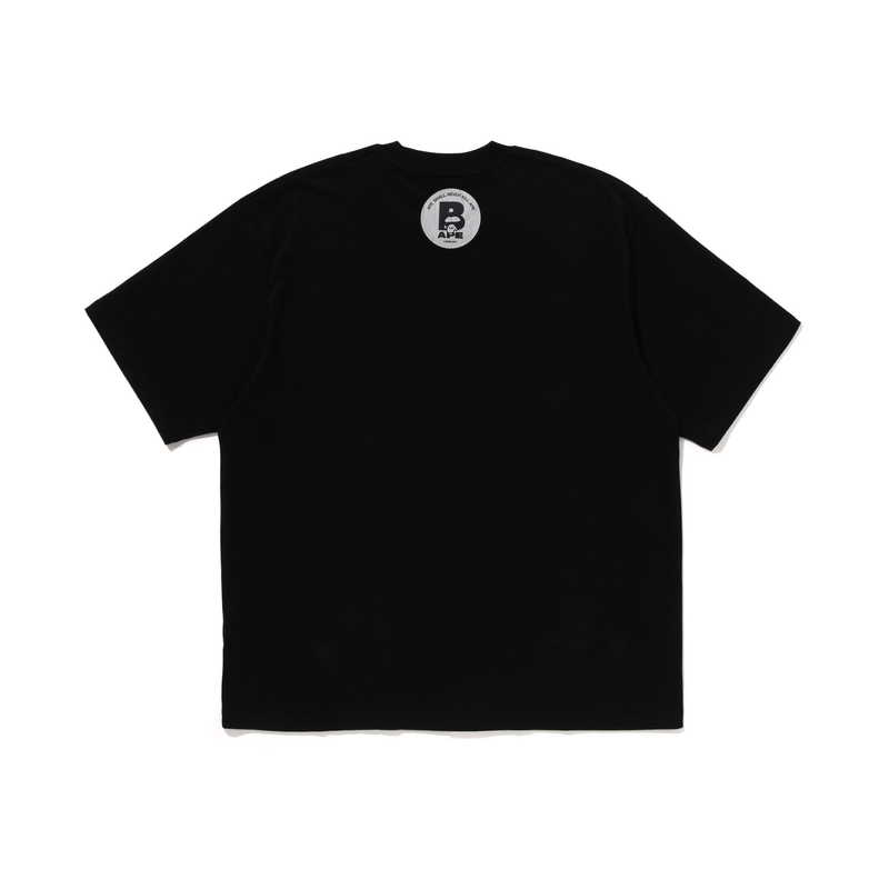 Футболка с принтом A BATHING APE, черная BKX — фото 3