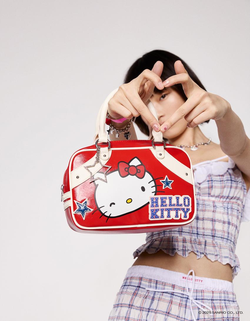 

Сумка для боулинга Hello Kitty Bershka, красный