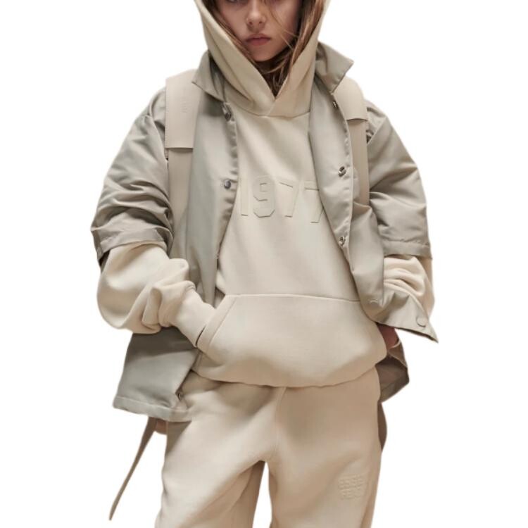 Детская рубашка Fear Of God Essentials, серый — фото 3