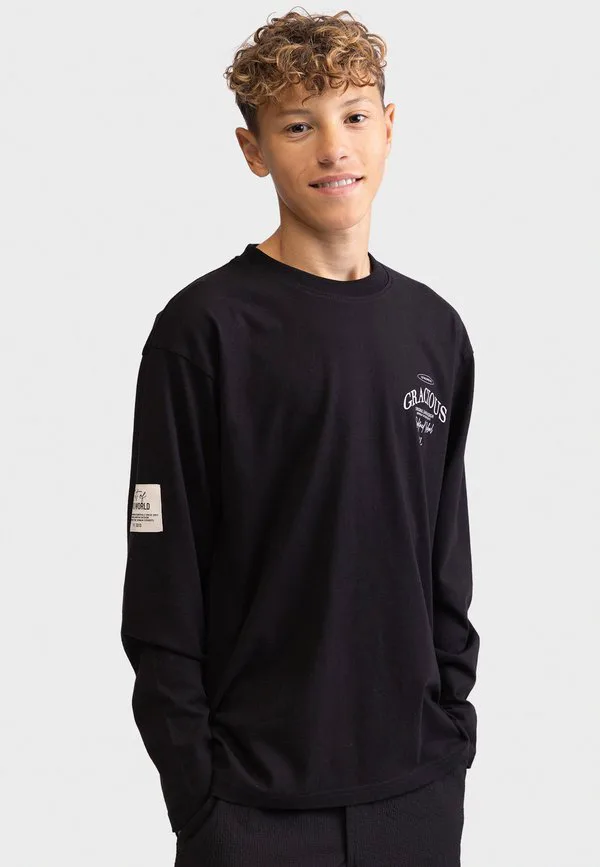 Футболка abraham свободного кроя с длинными рукавами Redefined Rebel, Black — фото 3