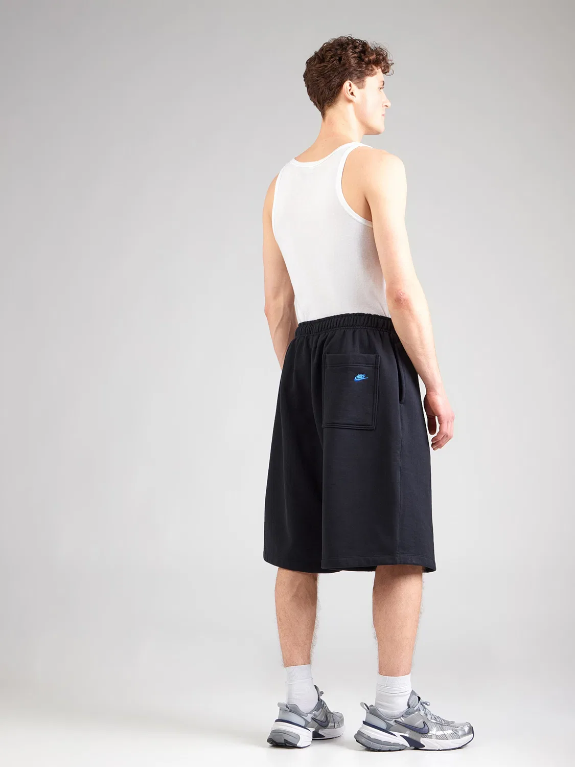 Клуб мешковатых штанов Nike Sportswear, Black — фото 4