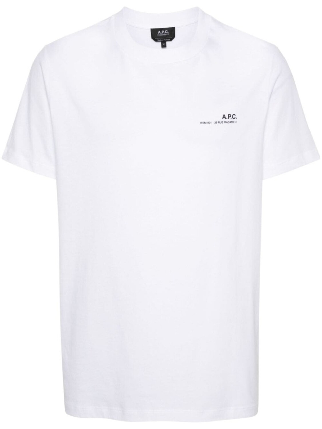 

A.P.C. футболка с логотипом, белый