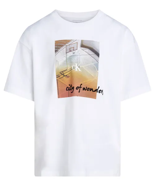 

Футболка Regular fit Calvin Klein Jeans, белый