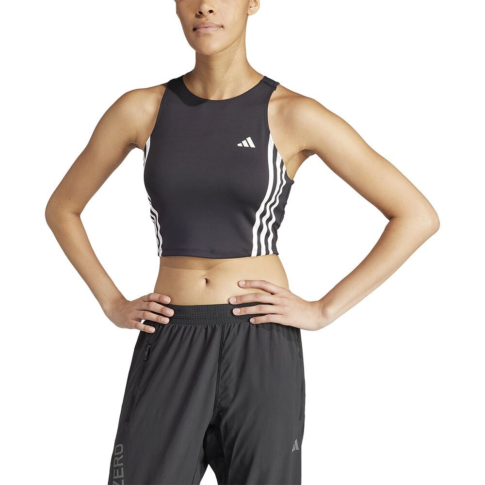 

Футболка adidas Own The Run Excite 3 Stripes, черный