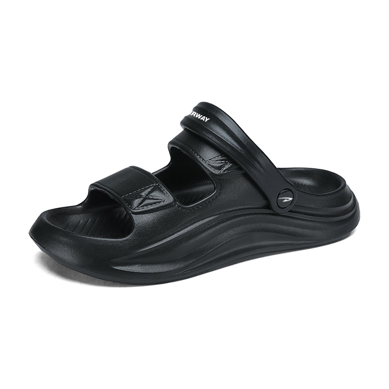 

Мужские сандалии EVA Quiet, нескользящие, быстросохнущие DEERWAY, Black