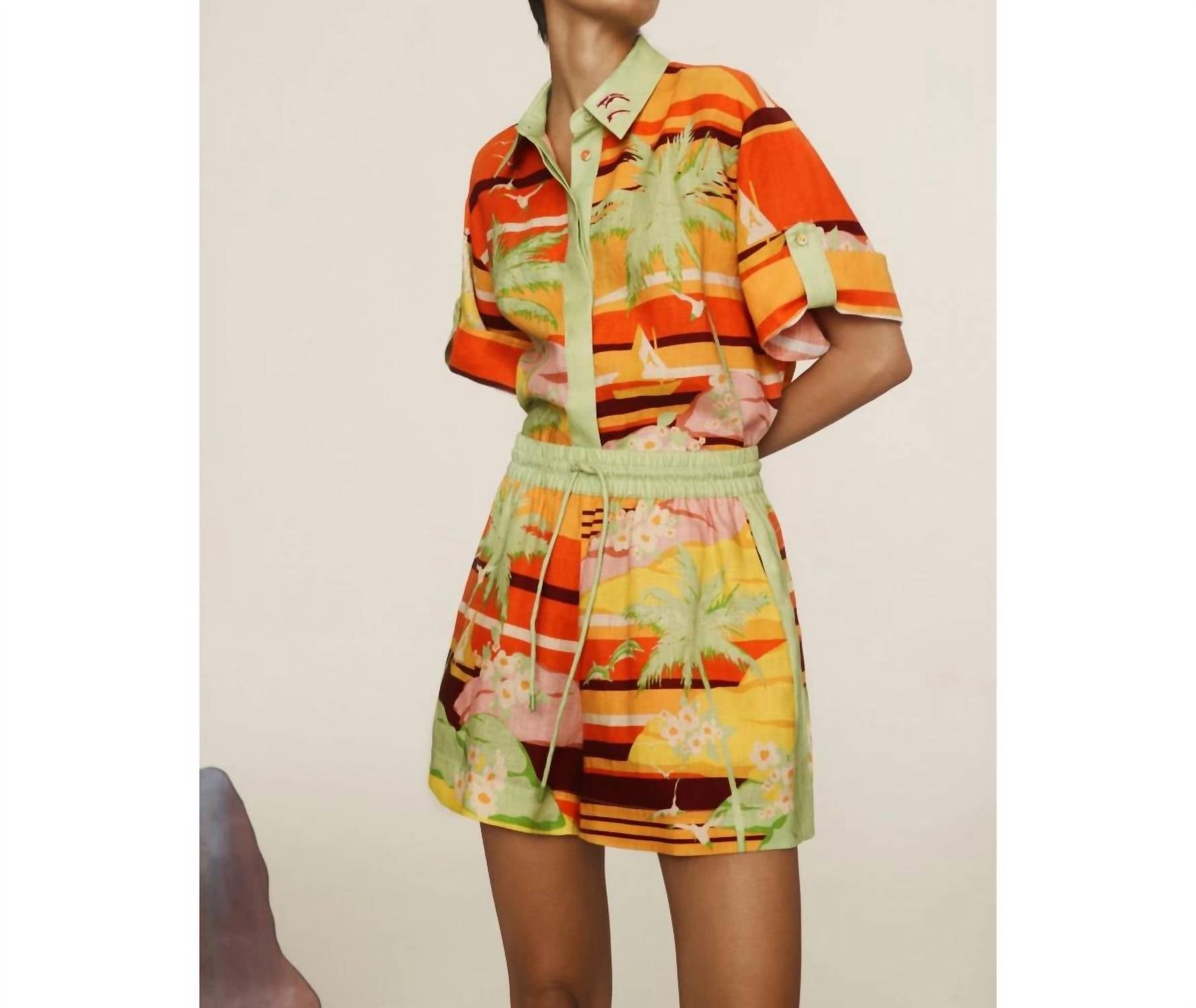 

Шорты Palm Island в мультиколоре ALEMAIS